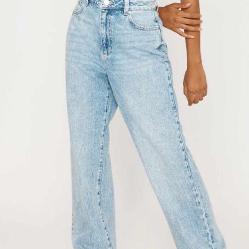 GARAGE WIDE LEG JEAN IN VAIL BLUE